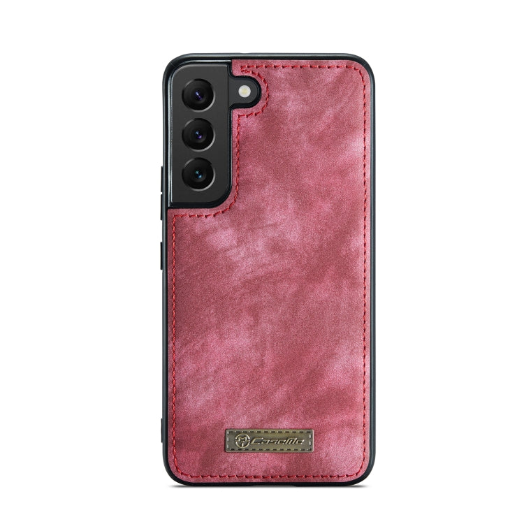 For SamsungFor Samsung Galaxy S21 FE CaseMe 008 Detachable Multifunctional Flip Leather Phone Case(Red) - Galaxy Phone Cases by CaseMe | Online Shopping South Africa | PMC Jewellery | Buy Now Pay Later Mobicred