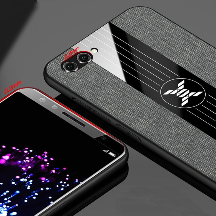 For Huawei nova 2s XINLI Stitching Cloth Textue Shockproof TPU Protective Case(Grey) - Huawei Cases by XINLI | Online Shopping South Africa | PMC TechLife | Buy Now Pay Later Mobicred
