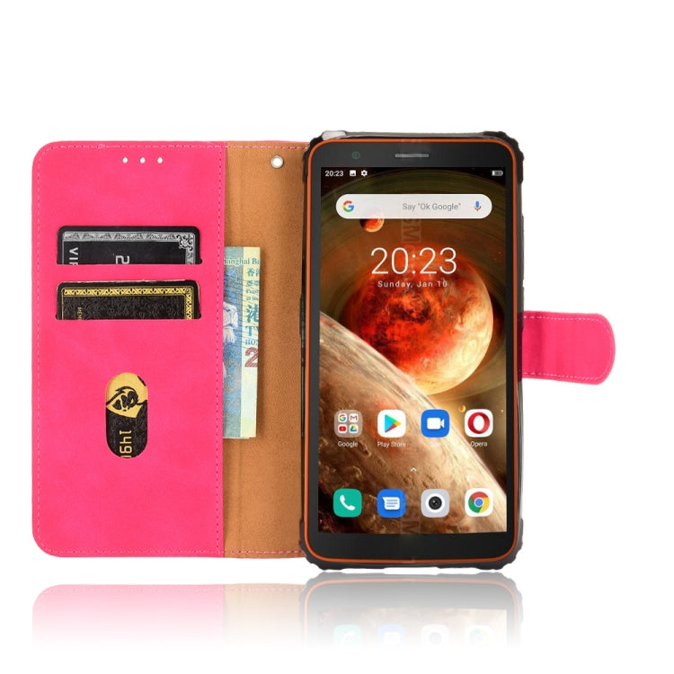 For Blackview BV6600 Solid Color Skin Feel Magnetic Buckle Horizontal Flip Calf Texture PU Leather Case with Holder & Card Slots & Wallet(Rose Gold) - More Brand by PMC Jewellery | Online Shopping South Africa | PMC Jewellery | Buy Now Pay Later Mobicred