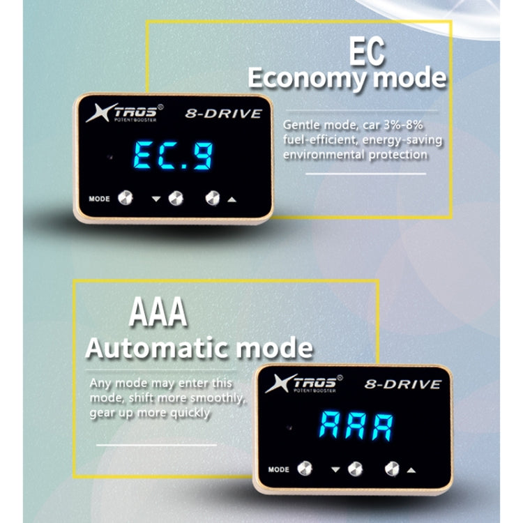 For Proton Perodua Axia TROS 8-Drive Potent Booster Electronic Throttle Controller Speed Booster - Car Modification by TROS | Online Shopping South Africa | PMC Jewellery | Buy Now Pay Later Mobicred