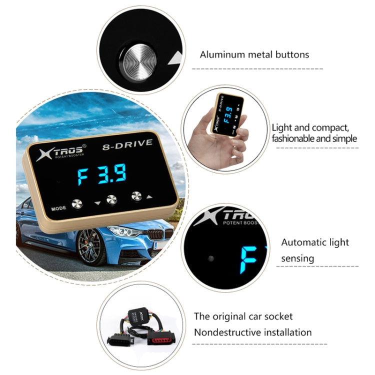 For Volkswagen Fox 2005- TROS 8-Drive Potent Booster Electronic Throttle Controller Speed Booster - Car Modification by TROS | Online Shopping South Africa | PMC Jewellery | Buy Now Pay Later Mobicred