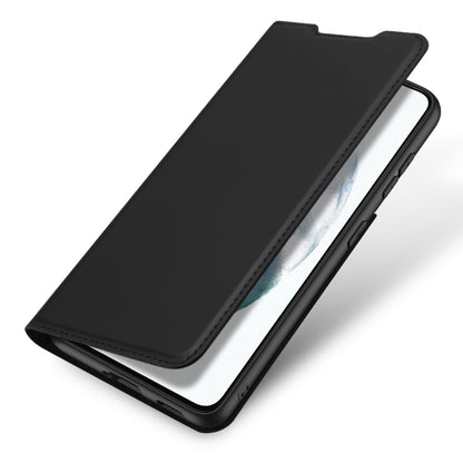 For Samsung Galaxy S21 FE DUX DUCIS Skin Pro Series Horizontal Flip PU + TPU Leather Case with Holder & Card Slots(Black) - Galaxy Phone Cases by DUX DUCIS | Online Shopping South Africa | PMC Jewellery | Buy Now Pay Later Mobicred