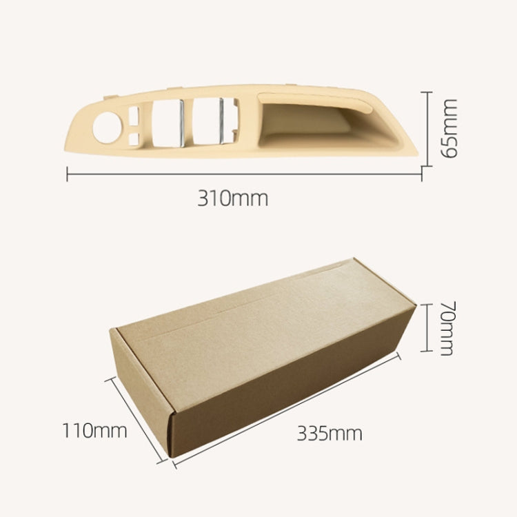 Car Left Front Inner Door Armrest for BMW  5 Series F10 / F18, Left Driving(Grey) - Door Handles by PMC TechLife | Online Shopping South Africa | PMC TechLife | Buy Now Pay Later Mobicred