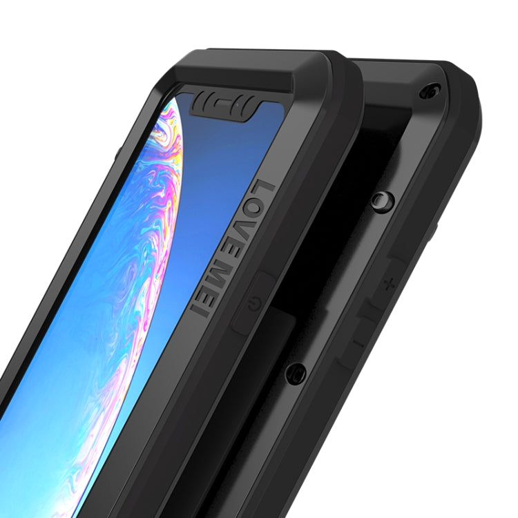 For iPhone 11 Pro LOVE MEI Metal Shockproof Waterproof Dustproof Protective Case(Black) - iPhone 11 Pro Cases by LOVE MEI | Online Shopping South Africa | PMC TechLife | Buy Now Pay Later Mobicred