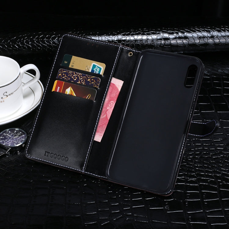 For Wiko Y51 idewei Crocodile Texture Horizontal Flip Leather Case with Holder & Card Slots & Wallet(Black) - More Brand by idewei | Online Shopping South Africa | PMC Jewellery | Buy Now Pay Later Mobicred