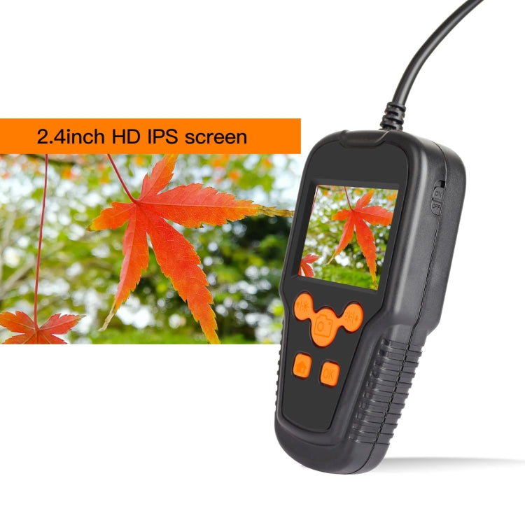 P60A 8mm 1080P 2.4 inch IPS Screen IP68 Waterproof HD Digital Endoscope, Length:10m Hard Cable -  by PMC Jewellery | Online Shopping South Africa | PMC Jewellery | Buy Now Pay Later Mobicred