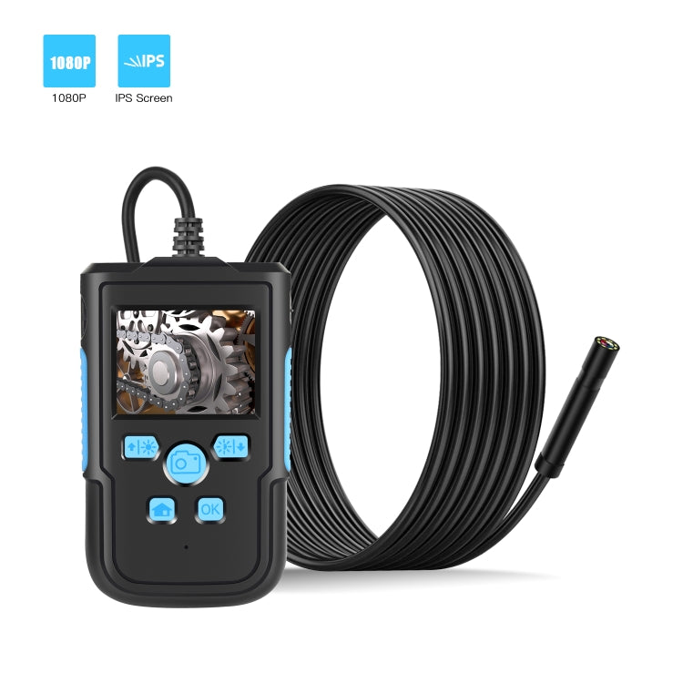 P60B 8mm 1080P 2.4 inch IPS Screen IP68 Waterproof HD Digital Endoscope, Length:10m Hard Cable - free shipping - PMC Jewellery - Order now!