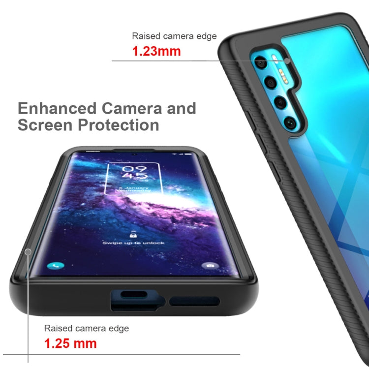 For TCL 20 Pro 5G Starry Sky Solid Color Series Shockproof PC + TPU Case(Black) - More Brand by PMC Jewellery | Online Shopping South Africa | PMC Jewellery