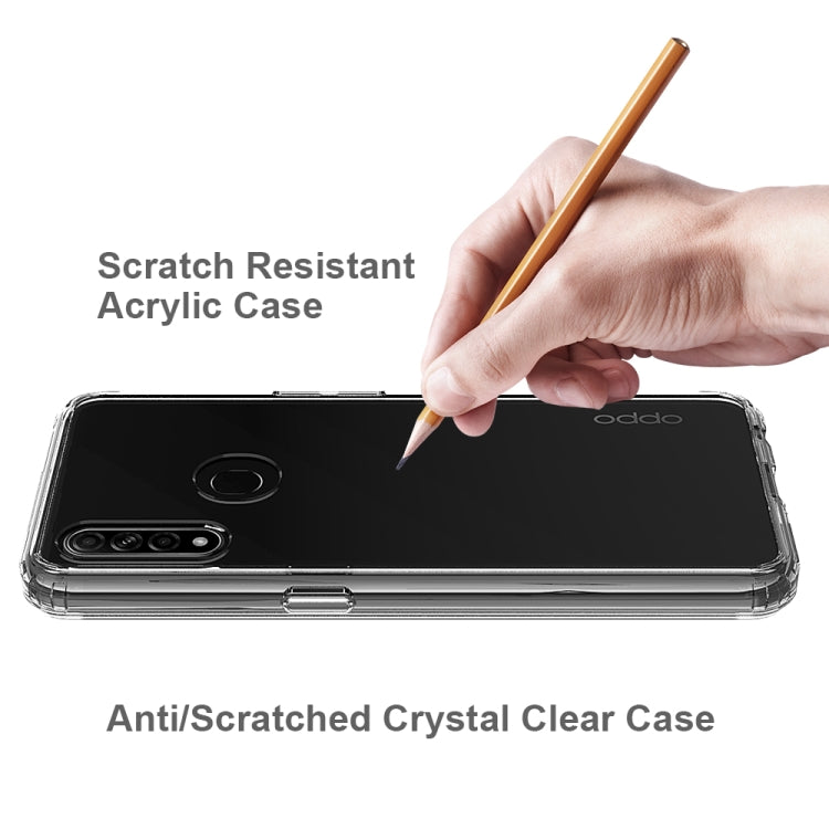 For OPPO A31 Shockproof Scratchproof TPU + Acrylic Protective Case(Transparent) - OPPO Cases by PMC Jewellery | Online Shopping South Africa | PMC Jewellery | Buy Now Pay Later Mobicred