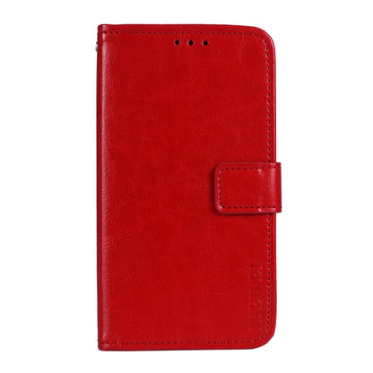 For Wiko Y62 idewei Crazy Horse Texture Horizontal Flip Leather Case with Holder & Card Slots & Wallet(Red) - More Brand by idewei | Online Shopping South Africa | PMC Jewellery | Buy Now Pay Later Mobicred