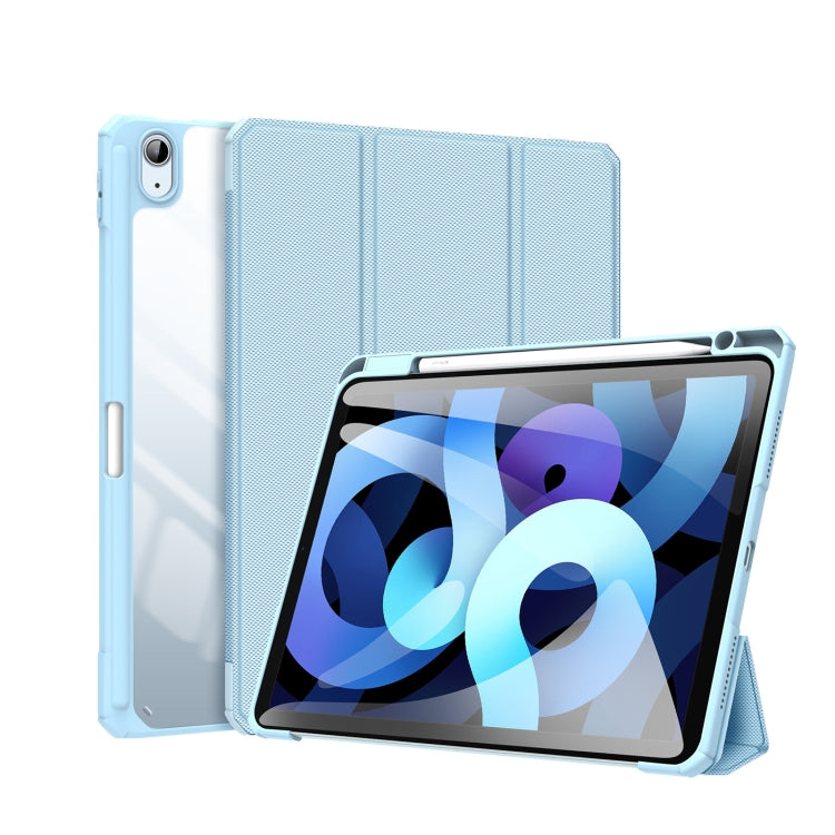 DUX DUCIS TOBY Series Shockproof PU Leather + PC + TPU Flip Smart Case For iPad Air 11 2024 / Air 2022 / 2020 10.9(Blue) - iPad Air (2022) / (2020) 10.9 Cases by DUX DUCIS | Online Shopping South Africa | PMC Jewellery | Buy Now Pay Later Mobicred