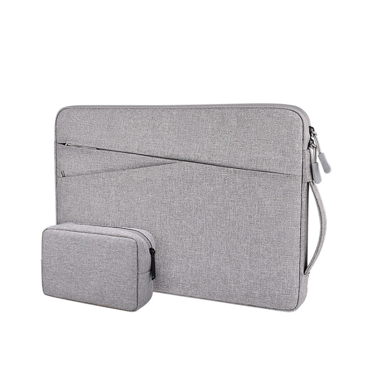 ND01DS Polyester Notebook Laptop Liner Bag with Small Bag, Size:13.3 inch(Deep Space Gray) - 13.3 inch by PMC Jewellery | Online Shopping South Africa | PMC Jewellery | Buy Now Pay Later Mobicred