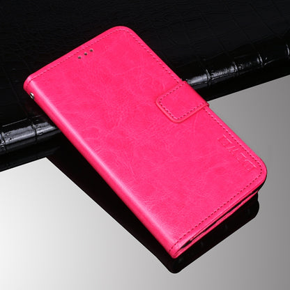 For Blackview A90 idewei Crazy Horse Texture Horizontal Flip Leather Case with Holder & Card Slots & Wallet(Rose Red) - More Brand by idewei | Online Shopping South Africa | PMC Jewellery | Buy Now Pay Later Mobicred