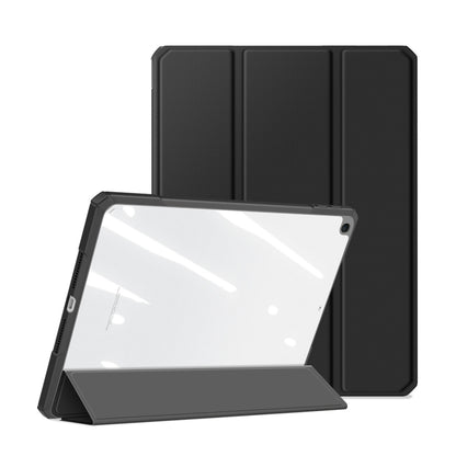 DUX DUCIS TOBY Series Shockproof PU Leather + PC + TPU Horizontal Flip Case with Holder & Pen Slot & Sleep / Wake-up Function For iPad 9.7 inch 2017 / 2018(Black) - iPad 9.7 (2018) & (2017) Cases by DUX DUCIS | Online Shopping South Africa | PMC Jewellery | Buy Now Pay Later Mobicred