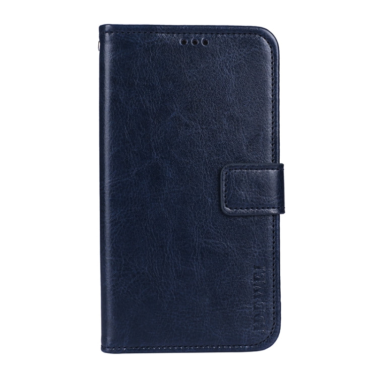 For Lenovo K13 idewei Crazy Horse Texture Horizontal Flip Leather Case with Holder & Card Slots & Wallet(Blue) - Lenovo by idewei | Online Shopping South Africa | PMC Jewellery | Buy Now Pay Later Mobicred