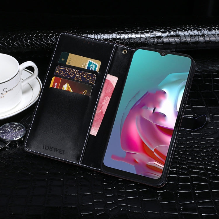 For Lenovo K13 Note idewei Crocodile Texture Horizontal Flip Leather Case with Holder & Card Slots & Wallet(Dark Blue) - free shipping - PMC Jewellery - Order now!