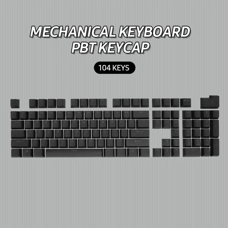 HXSJ P9 104 Keys PBT Color Mechanical Keyboard Keycaps(Grey) - Other by HXSJ | Online Shopping South Africa | PMC Jewellery | Buy Now Pay Later Mobicred