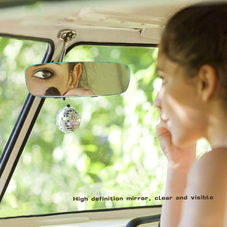3R-336 Planemirror 300mm Car Rearview Retrofit Frameless Clear Large Mirror(White) - Interior Mirrors by 3R | Online Shopping South Africa | PMC TechLife | Buy Now Pay Later Mobicred