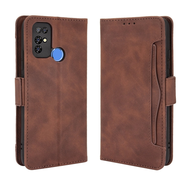 For Doogee X96 Pro Skin Feel Calf Pattern Horizontal Flip Leather Case with Holder & Card Slots & Photo Frame(Brown) - More Brand by PMC TechLife | Online Shopping South Africa | PMC TechLife | Buy Now Pay Later Mobicred