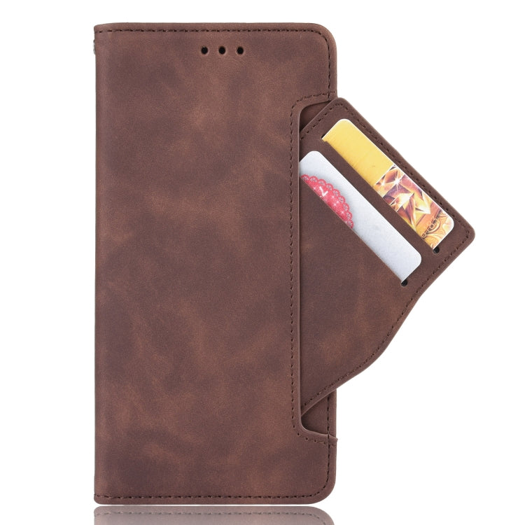 For Doogee X96 Pro Skin Feel Calf Pattern Horizontal Flip Leather Case with Holder & Card Slots & Photo Frame(Brown) - More Brand by PMC Jewellery | Online Shopping South Africa | PMC Jewellery | Buy Now Pay Later Mobicred