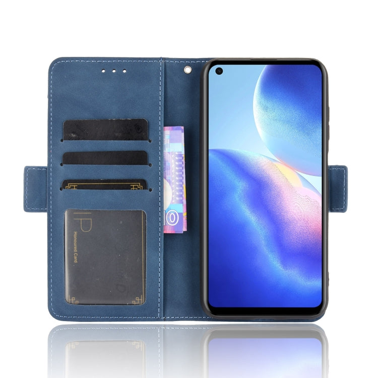 For Blackview A90 Skin Feel Calf Pattern Horizontal Flip Leather Case with Holder & Card Slots & Photo Frame(Blue) - More Brand by PMC TechLife | Online Shopping South Africa | PMC TechLife | Buy Now Pay Later Mobicred