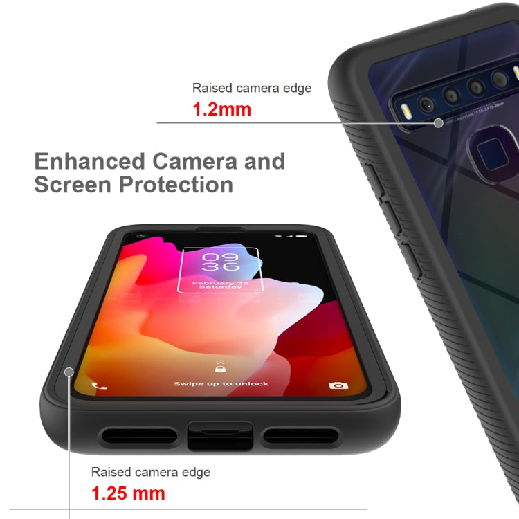 For TCL 10L Starry Sky Solid Color Series Shockproof PC + TPU Case(Black) - More Brand by PMC TechLife | Online Shopping South Africa | PMC TechLife