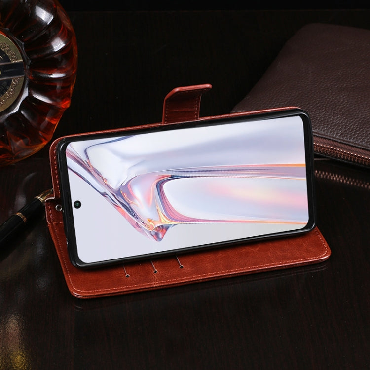 For Blackview A100 idewei Crazy Horse Texture Horizontal Flip Leather Case with Holder & Card Slots & Wallet(Black) - More Brand by idewei | Online Shopping South Africa | PMC TechLife | Buy Now Pay Later Mobicred