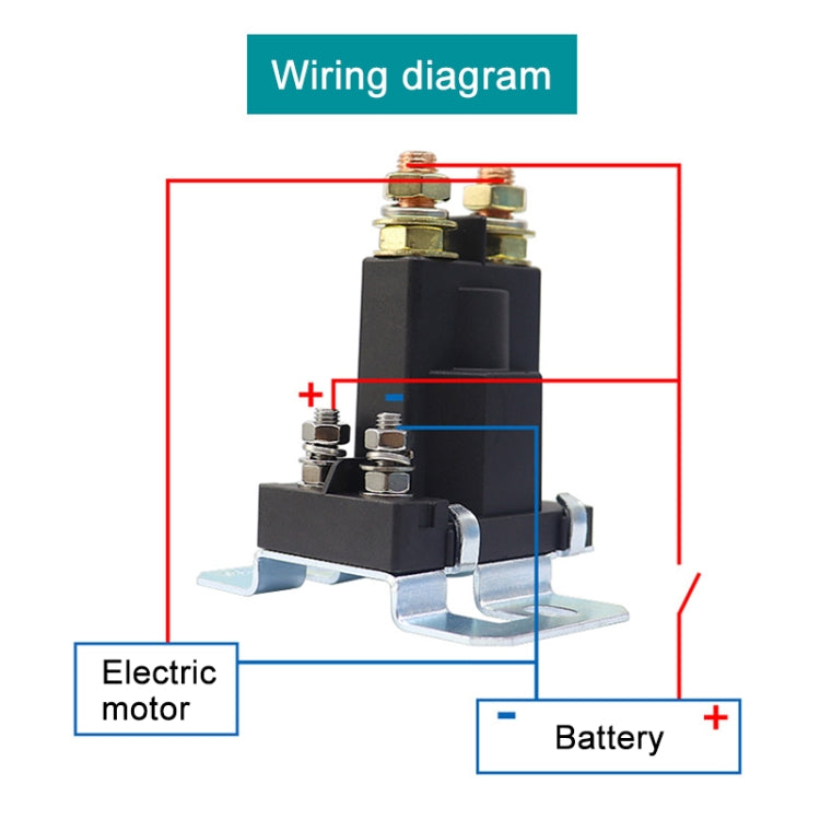 500A Motor Preheating Isolator Switching Power Supply Start Relay, Style:12V Start Type - Relays by PMC TechLife | Online Shopping South Africa | PMC TechLife | Buy Now Pay Later Mobicred