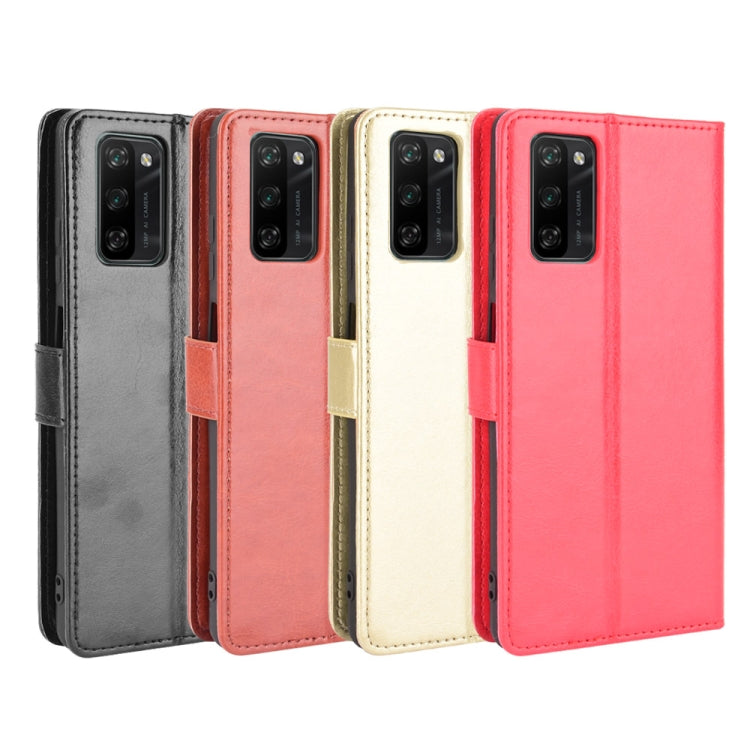 For Blackview A100 Crazy Horse Texture Horizontal Flip Leather Case with Holder & Card Slots & Lanyard(Black) - More Brand by PMC TechLife | Online Shopping South Africa | PMC TechLife | Buy Now Pay Later Mobicred