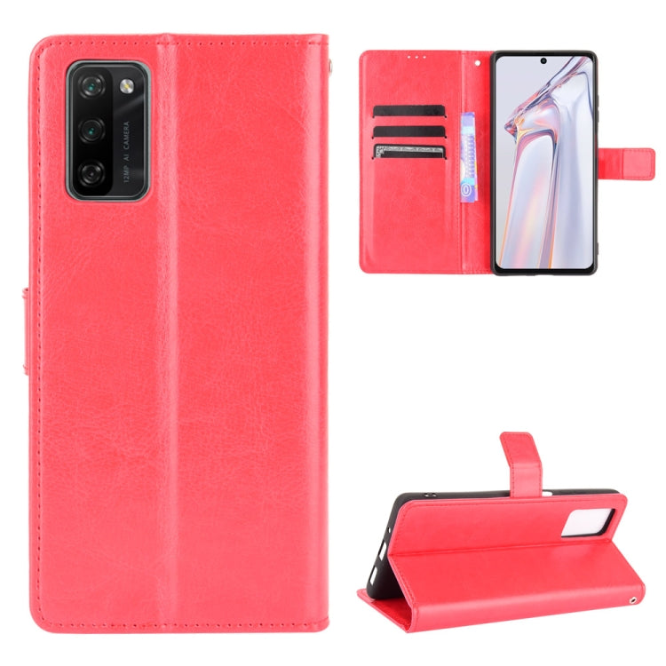 For Blackview A100 Crazy Horse Texture Horizontal Flip Leather Case with Holder & Card Slots & Lanyard(Red) - More Brand by PMC TechLife | Online Shopping South Africa | PMC TechLife | Buy Now Pay Later Mobicred