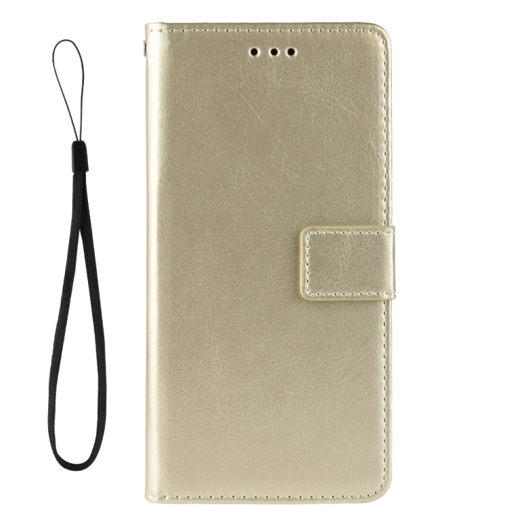 For Blackview A100 Crazy Horse Texture Horizontal Flip Leather Case with Holder & Card Slots & Lanyard(Gold) - More Brand by PMC TechLife | Online Shopping South Africa | PMC TechLife