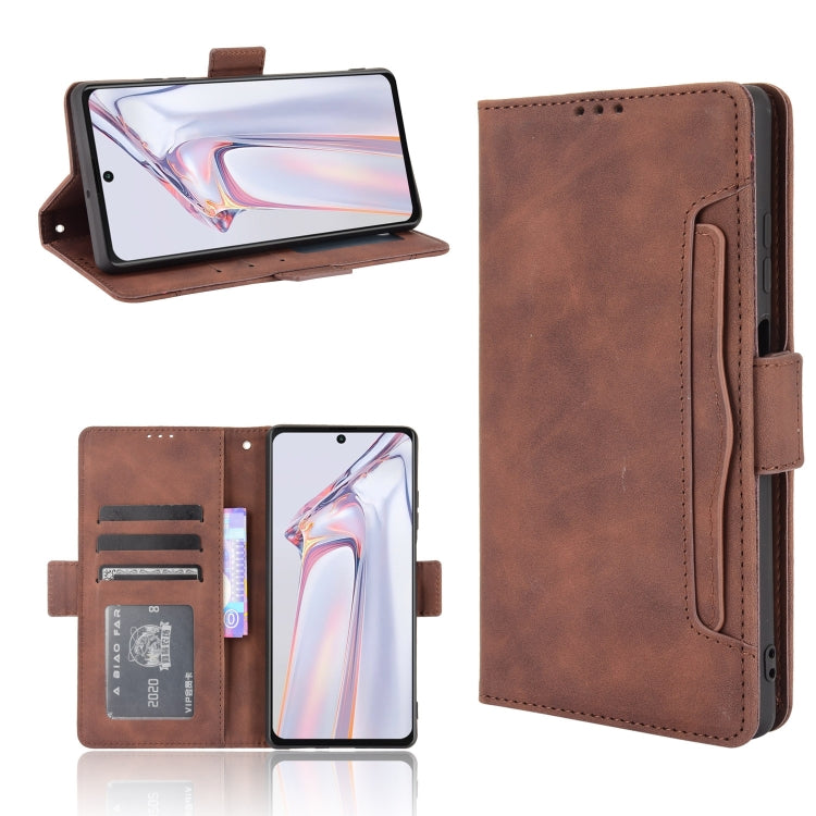 For Blackview A100 Skin Feel Calf Pattern Horizontal Flip Leather Case with Holder & Card Slots & Photo Frame(Brown) - More Brand by PMC TechLife | Online Shopping South Africa | PMC TechLife | Buy Now Pay Later Mobicred