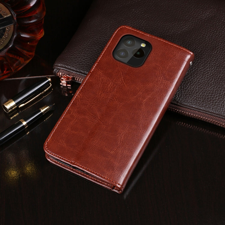 idewei Crazy Horse Texture Horizontal Flip Leather Case with Holder & Card Slots & Wallet For Oukitel C21 Pro(Red) - More Brand by idewei | Online Shopping South Africa | PMC Jewellery | Buy Now Pay Later Mobicred