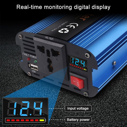 Carmaer 500W Car Smart Multi-function Digital Display Inverter Household Power Converter, Specification:36V to 220V - Modified Square Wave by PMC Jewellery | Online Shopping South Africa | PMC Jewellery | Buy Now Pay Later Mobicred