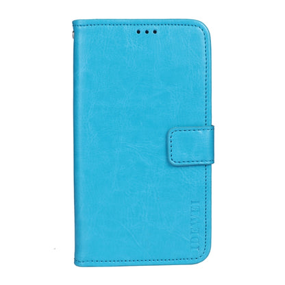 idewei Crazy Horse Texture Horizontal Flip Leather Case with Holder & Card Slots & Wallet For Doogee N40 Pro(Sky Blue) - More Brand by idewei | Online Shopping South Africa | PMC Jewellery | Buy Now Pay Later Mobicred