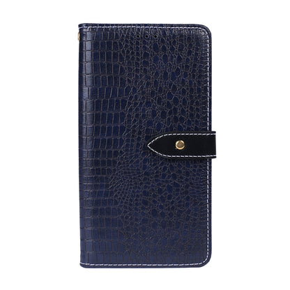 For Doogee N40 Pro idewei Crocodile Texture Horizontal Flip Leather Case with Holder & Card Slots & Wallet(Dark Blue) - More Brand by idewei | Online Shopping South Africa | PMC Jewellery | Buy Now Pay Later Mobicred