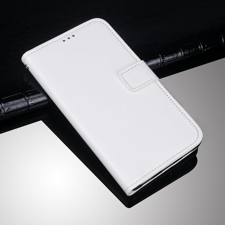 For iPhone 13 mini idewei Crazy Horse Texture Horizontal Flip Leather Case with Holder & Card Slots & Wallet (White) - iPhone 13 mini Cases by idewei | Online Shopping South Africa | PMC TechLife | Buy Now Pay Later Mobicred