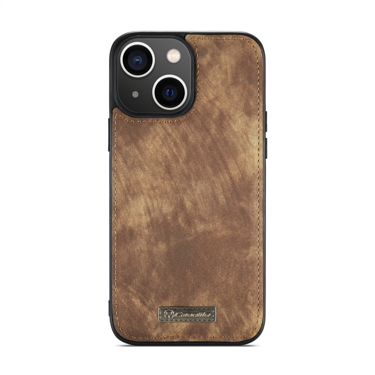 For iPhone 13 mini CaseMe-008 Detachable Multifunctional Horizontal Flip Leather Case with Card Slot & Holder & Zipper Wallet & Photo Frame (Brown) - iPhone 13 mini Cases by CaseMe | Online Shopping South Africa | PMC Jewellery | Buy Now Pay Later Mobicred