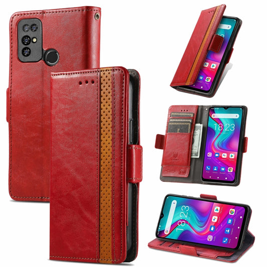 For Doogee X96 Pro CaseNeo Business Splicing Dual Magnetic Buckle Horizontal Flip PU Leather Case with Holder & Card Slots & Wallet(Red) - More Brand by PMC Jewellery | Online Shopping South Africa | PMC Jewellery | Buy Now Pay Later Mobicred