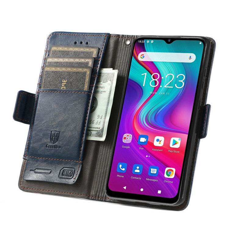 For Doogee X96 Pro CaseNeo Business Splicing Dual Magnetic Buckle Horizontal Flip PU Leather Case with Holder & Card Slots & Wallet(Blue) - More Brand by PMC Jewellery | Online Shopping South Africa | PMC Jewellery | Buy Now Pay Later Mobicred