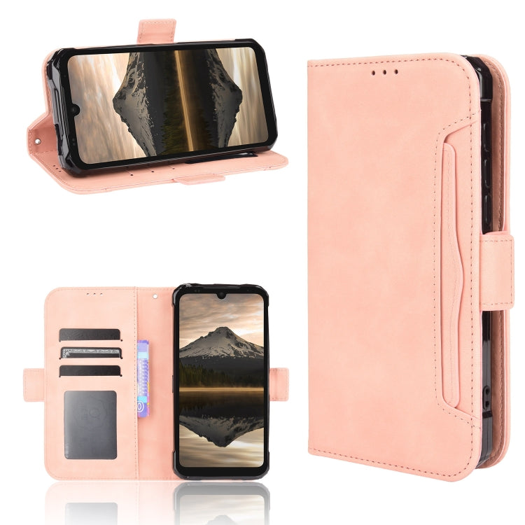 For Doogee S86 / S86 Pro Skin Feel Calf Pattern Horizontal Flip Leather Case with Holder & Card Slots & Photo Frame(Pink) - More Brand by PMC Jewellery | Online Shopping South Africa | PMC Jewellery | Buy Now Pay Later Mobicred