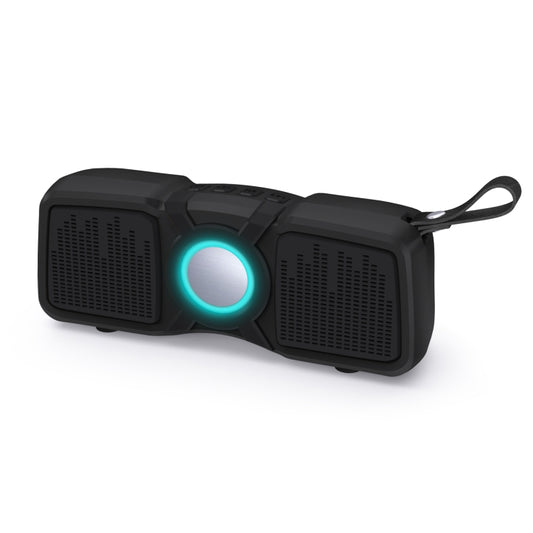 New Rixing NR-9011 Bluetooth 5.0 Portable Outdoor Wireless Bluetooth Speaker(Black) - Desktop Speaker by NewRixing | Online Shopping South Africa | PMC Jewellery | Buy Now Pay Later Mobicred