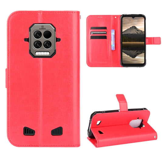 For Doogee S86 / S86 Pro Crazy Horse Texture Horizontal Flip Leather Case with Holder & Card Slots & Lanyard(Red) - More Brand by PMC Jewellery | Online Shopping South Africa | PMC Jewellery | Buy Now Pay Later Mobicred