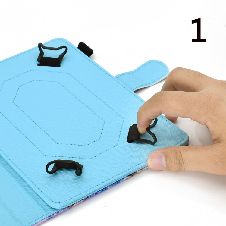10 inch Universal Colored Drawing Horizontal Flip PU Leather Case with Holder & Card Slot(Moon Owl) - 10 - 11 inch by PMC TechLife | Online Shopping South Africa | PMC TechLife | Buy Now Pay Later Mobicred