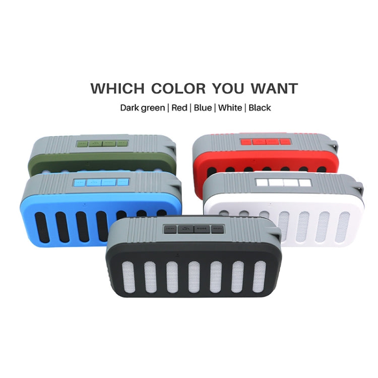 NewRixing NR-2013 TWS Car Exhaust Duct-shaped Bluetooth Speaker(Red) - free shipping - PMC Jewellery - Order now!