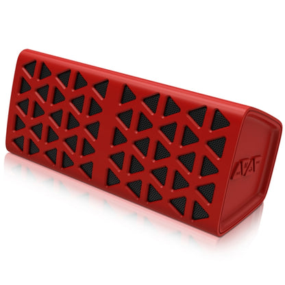 NewRixing NR-3021 TWS Hollow Triangle Pattern Bluetooth Speaker(Red) - Desktop Speaker by NewRixing | Online Shopping South Africa | PMC Jewellery | Buy Now Pay Later Mobicred