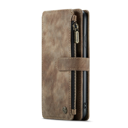 For iPhone 11 CaseMe-C30 PU + TPU Multifunctional Horizontal Flip Leather Case with Holder & Card Slot & Wallet & Zipper Pocket (Brown) - iPhone 11 Cases by CaseMe | Online Shopping South Africa | PMC Jewellery | Buy Now Pay Later Mobicred