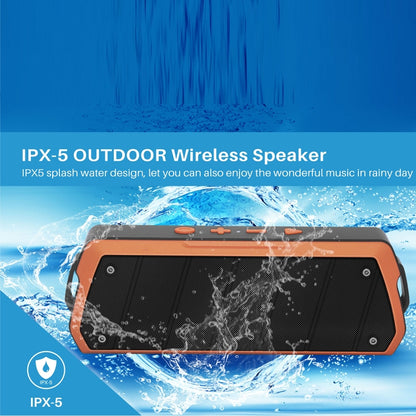 NewRixing NR-5000 IPX5 High Fidelity Bluetooth Speaker, Support Hands-free Call / TF Card / FM / U Disk(Red) - Desktop Speaker by NewRixing | Online Shopping South Africa | PMC Jewellery | Buy Now Pay Later Mobicred