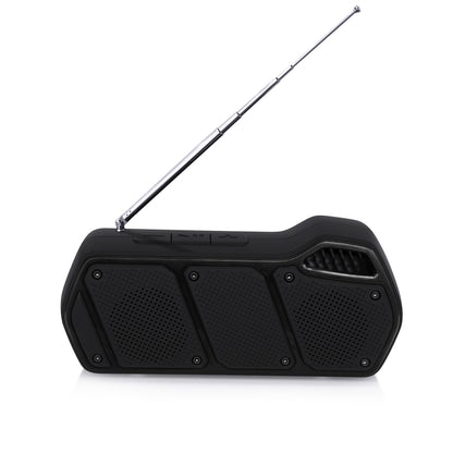 NewRixing NR-5011fm Outdoor Portable Bluetooth Speakerr, Support Hands-free Call / TF Card / FM / U Disk(Black) - Desktop Speaker by NewRixing | Online Shopping South Africa | PMC Jewellery | Buy Now Pay Later Mobicred