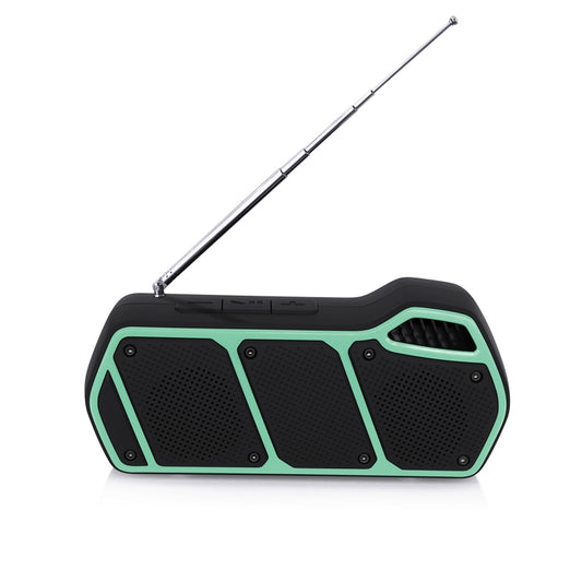 NewRixing NR-5011fm Outdoor Portable Bluetooth Speakerr, Support Hands-free Call / TF Card / FM / U Disk(Green) - Desktop Speaker by NewRixing | Online Shopping South Africa | PMC Jewellery | Buy Now Pay Later Mobicred